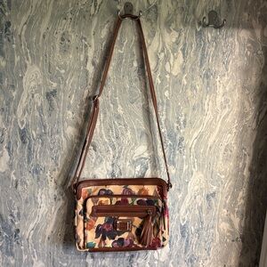 Rosetti Multicolor Floral Crossbody Bag